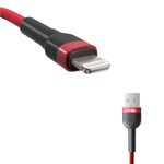 KABL MS USB-A 2.0->LIGHTNING, 1m, crveni