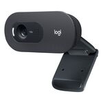 Logitech C505 Long Range HD Webcam, Black