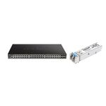 D-Link 48G DGS-1250-52XMP/E Switch + Intellinet modul SFP1Gb