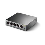 SWITCH TP-LINK TL-SG1005P GIGABIT/5X RJ45/10/100/1000MBPS/4X POE+/56W POE/METALNO KUCISTE