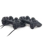 JPD-UDV2-01 GEMBIRD USB 2.0 DOUBLE ANALOG VIBRATION GAMEPAD BLACK