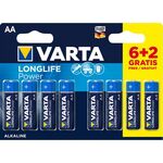 VARTA-4906SO AA 1.5V LR6  MN1500, PAK8 CK, ALKALNE BATERIJE LONGLIFE POWER