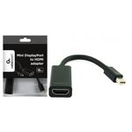 A-MDPM-HDMIF-02 GEMBIRD MINI DISPLAYPORT V.1.2 TO HDMI ADAPTER CABLE, BLACK