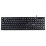 KB-MCH-04 * GEMBIRD MULTIMEDIJALNA TASTATURA, CHOCOLATE, USB, US LAYOUT, SLIM BLACK (399)