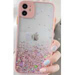 MCTK6-IPHONE 13 * FURTROLA 3D SPARKLING STAR SILICONE PINK (139)