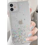 MCTK6-SAMSUNG S21 PLUS * FURTROLA 3D SPARKLING STAR SILICONE TRANSPARENT (89)