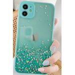 MCTK6-IPHONE 7 PLUS/8 PLUS * FURTROLA 3D SPARKLING STAR SILICONE TURQUOISE (89)