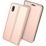 MCLF12-XIAOMI REDMI NOTE 10S/NOTE 10 4G * FUTROLA LEATHER LUXURY FLIP ROSE (179)