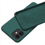 MCTK5-IPHONE 13 MINI * FUTROLA SOFT SILICONE DARK GREEN (179.)