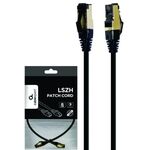 PP8-LSZHCU-BK-1M GEMBIRD MREZNI KABL S/FTP CAT.8 LSZH PATCH CORD, BLACK 1M