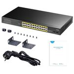 CUDY GS1028PS2 24-PORT GIGABIT POE+ SWITCH WITH 2 SFP PORTS 300W