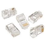 LC-8P8C-001/50 MODULAR PLUG RJ45 8P8C 30U CAT5 UTP GOLD PLATED, 50 U PAKOVANJU / CENA PO PAKOVANJU