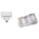 LC-PTU-01/50 GEMBIRD UNIVERSAL PASS-THROUGH MODULAR CAT5 UTP PLUG 8P8C, 50 U PAK /CENA PO PAKOVANJU