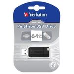 VERBATIM PINST. USB 64GB BLAC (49065)