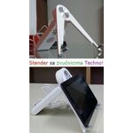 ZV INTEX TABLET STAND/SPEAK WH