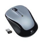 LOGITECH M325S WIRELESS MOUSE, LIGHT SILVER