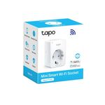 PAMETNA UTIČNICA TP-LINK TAPO P100(1-PACK) WI-FI/2,4GHZ/MAX LOAD 10 A/BELA