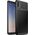 MCTK74-IPHONE 11 PRO MAX * FUTROLA CARBON FIBER SILICONE BLACK (229)