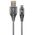 CC-USB2B-AMCM-2M-WB2 GEMBIRD PREMIUM COTTON BRAIDED TYPE-C USB CHARGING -DATA CABLE,2M, SPACEGREY/WH