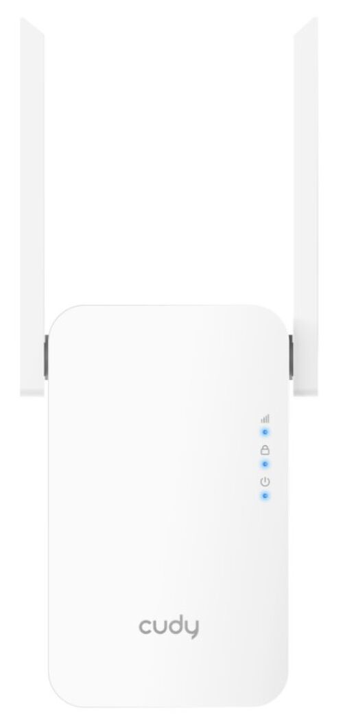 CUDY RE1200 AC1200WI-FI MESH RANGE EXTENDER, DUAL BAND 2.4+5GHZ,2X5DBI, 1XLAN, AP,ACCESS+LED