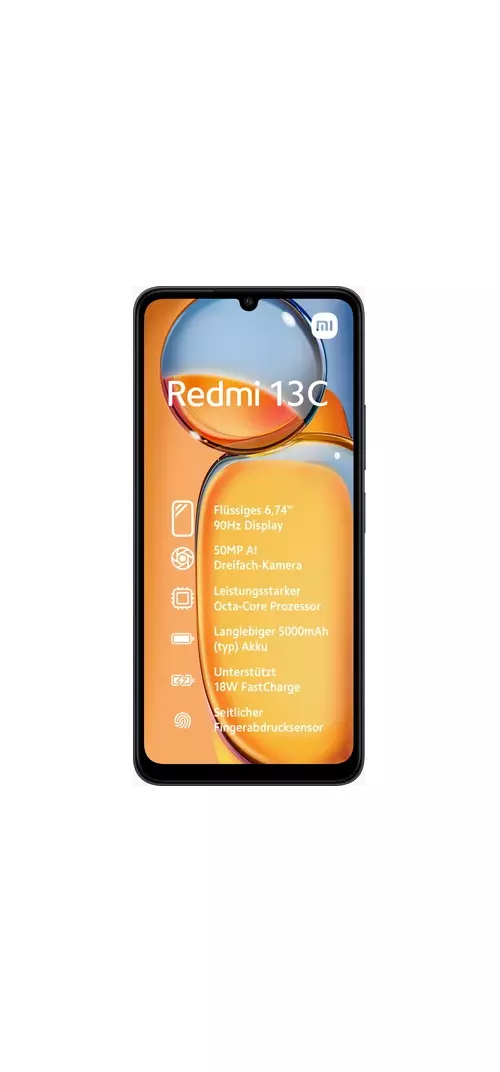 MOBILNI TELEFON XIAOMI REDMI 13C 4/128 MIDNIGHT BLACK