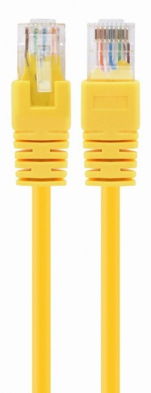 PP12-0.5M/Y GEMBIRD MREZNI KABL, CAT5E UTP PATCH CORD 0.5M YELLOW