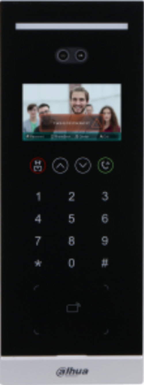 DAHUA INTERFON VTO6531H SIP VIDEO SA &#268;ITA&#268;EM, TASTATUROM I FUNKCIJOM PREPOZNAVANJA LICA  4.3