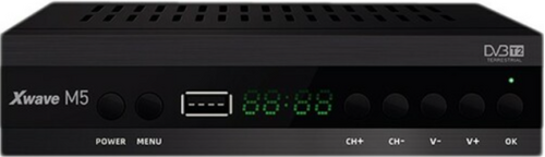 XVAWE DVB-T2 SET TOP BOX M5, LED/SCART/HDMI/RF/USB, MEDIA PLAYER, METALNO KU&#263;I&#353;TE