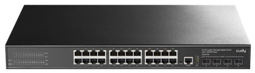 CUDY GS5024S4 24-PORT LAYER 3 MANAGED GIGABIT SWITCH WITH 4 10G SFP SLOTS