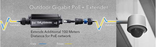 CUDY POE15 GIGABIT POE+ OUTDOOR WATERPROOF EXTENDER