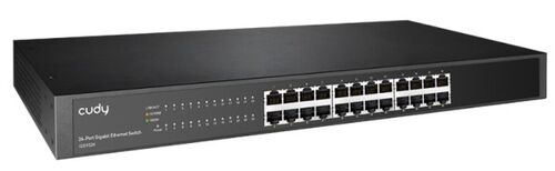 CUDY GS1024 24-PORT 10/100/1000M SWITCH,24 X GBIT  RJ45 PORT, RACKMOUNT (ALT. TEG1024D, PFS3024-24)