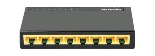 INTELLINET 8-PORT GIGABITNI SWITCH RJ45, CRNI