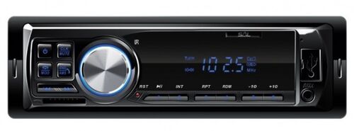 AUTO RADIO SAL VBT1100/BL BLUE FM, USB, SD, 3,5MM, BLUETOOTH, 4X45W + DALJINSKI