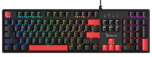 A4-S510R A4TECH BLOODY MEHANICKA GEJMERSKA TASTATURA BLACK, USB, US LAYOUT FIRE BLACK / BLMS RED