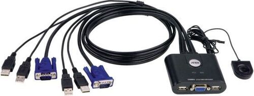 CS22U-AT * ATEN 2-PORT USB KVM SWITCH SA KABLOVIMA (2899)