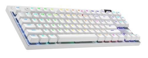 Logitech G PRO X TKL Lightspeed Gaming Keyboard, White, US, BT Tactile