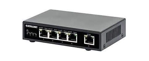 INTELLINET SWITCH 5-PORT NEUPRAVLJIV GIGABIT ETHERNET POE+