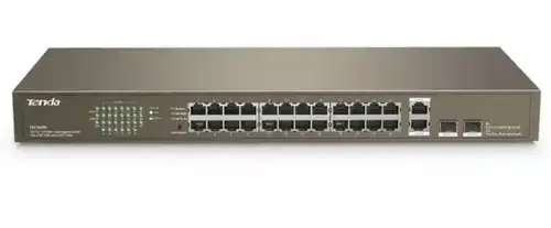 SVIČ 10/100 24-PORT  TENDA TEF1026F + 2 GIGABIT BASE-X SFP PORTS