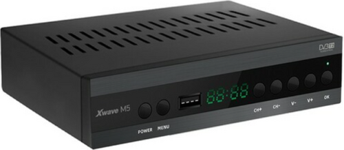 XVAWE DVB-T2 SET TOP BOX M5, LED/SCART/HDMI/RF/USB, MEDIA PLAYER, METALNO KU&#263;I&#353;TE