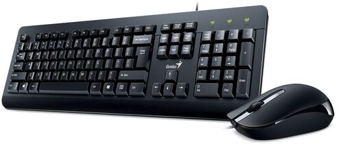 GENIUS KOMPLET TASTATURA I MIŠ KM-160 , USB, BLACK, SER