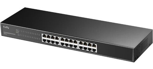 CUDY GS1024 24-PORT 10/100/1000M SWITCH,24 X GBIT  RJ45 PORT, RACKMOUNT (ALT. TEG1024D, PFS3024-24)