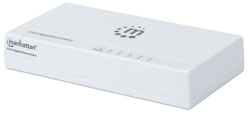 MANHATTAN SWITCH 5-PORT GIGABIT ETHERNET, PLASTIC 560696