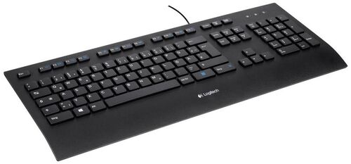 LOGITECH K280E KEYBOARD FOR BUSINESS US, BLACK, USB