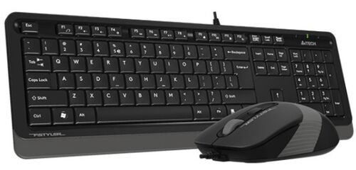 A4-F1010 A4TECH FSTYLER TASTATURA US-LAYOUT + MIS USB, GREY