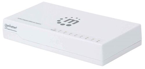 MANHATTAN SWITCH 8-PORT GIGABIT ETHERNET, PLASTIC