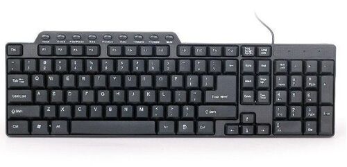 KB-UM-104 GEMBIRD MULTIMEDIJALNA TASTATURA US LAYOUT BLACK USB