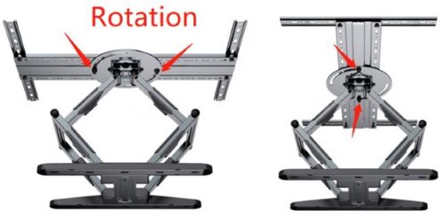 WM-80STR-01 GEMBIRD TV NOSAC ROTATE/TILT VESA MAX. 60X40CM 40-80 MAX.50KG