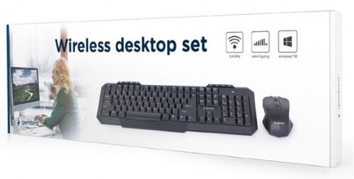 KBS-WM-02 GEMBIRD GEJMERSKA TASTATURA US + BEZICNI MIS USB