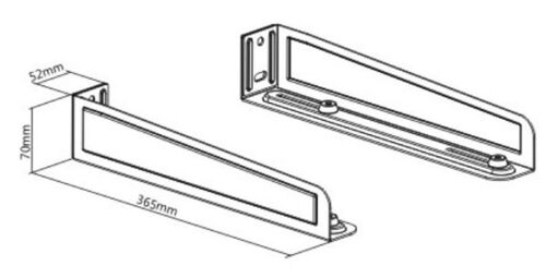 WM-U35-01-W GEMBIRD UNIVERZALNI CELICNI ZIDNI NOSACI, 35 KG, BELI