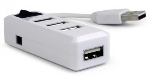 UHB-U2P4-21 GEMBIRD USB2.0 4-PORT HUB, SA PREKIDACEM, WHITE